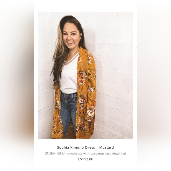 Brax & Billie Jane 'Sophia' kimono/dress - Picture 2 of 7